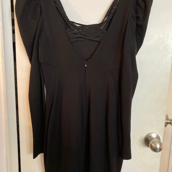 Brand New Bebe Black Mini Sexy Bodycon Dress Size Small - Picture 4 of 8